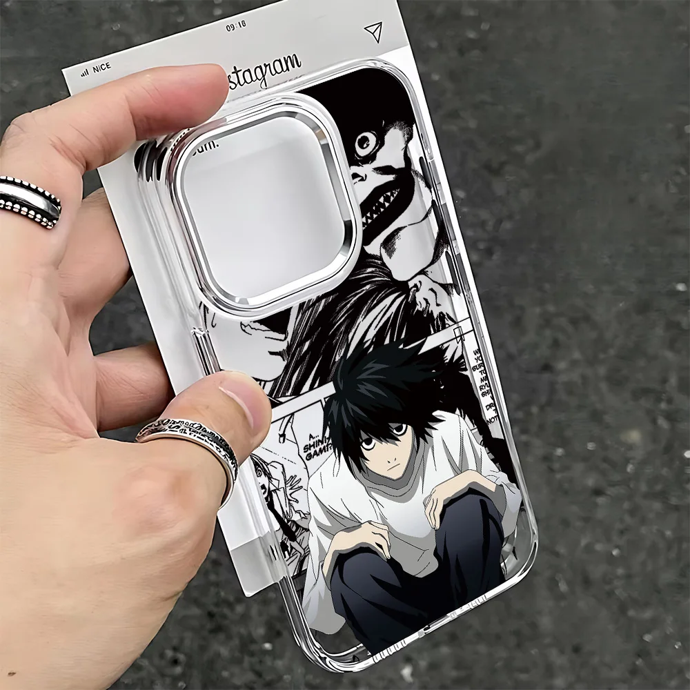 Anime Death Note Clear Phone Case Cover