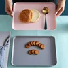 Plastic Serving Tray Home Tea Fruit Dessert Tray Anti-SlipScratch Resistant Plastic Food Cooking Storage Tray Kitchenware 4
