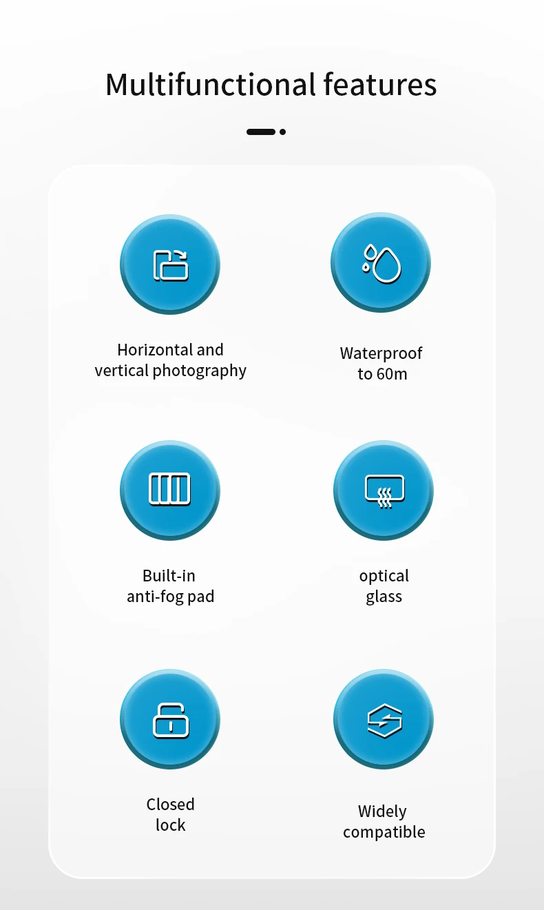 60 m wasserdichtes Gehäuse für Insta 360 Ace Pro 2/Ace Pro/Ace Anti-Scratch Diving Cover Sportkamera-Zubehör – Detail 2