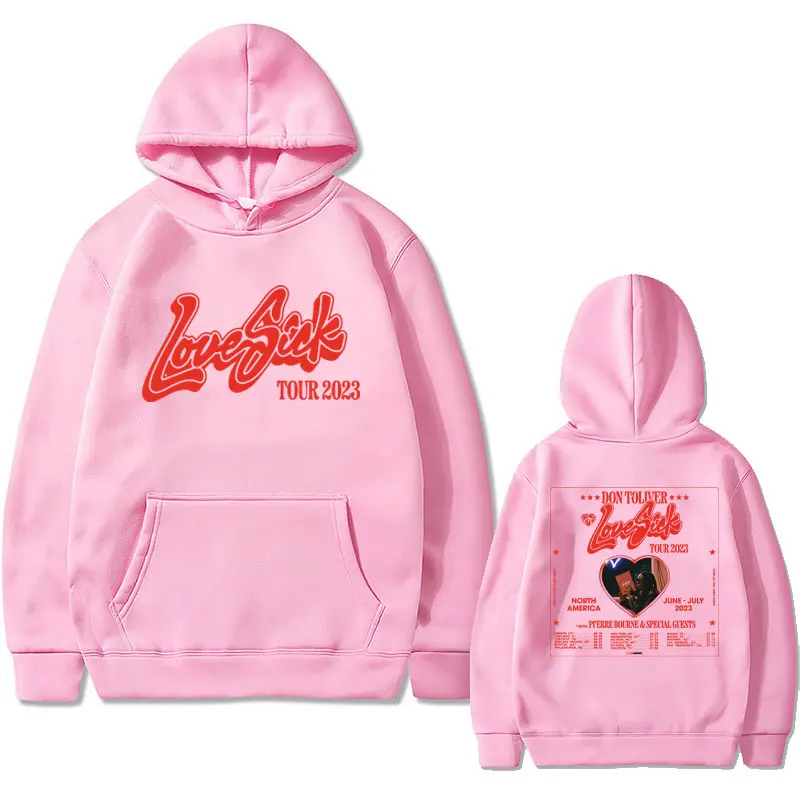 Rapper Don Toliver Love Sick Tour Graphic Hoodie Male Fashion Casual Sweatshirt Men Women Hip Hop Vintage Oversized