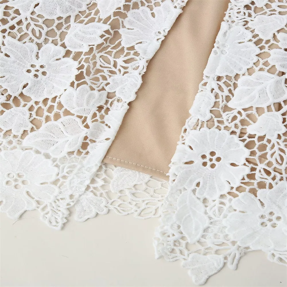 KADUWAKI Flower Pattern Lace Strap Long Slip Dress Summer Sexy Lace Splicing Back Strap Lace Up Slit Slim Fit Suspender Dresses 65 S4fc67cfbe85646f38e420563e9279ed33