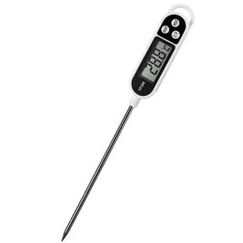 TP300 Electronic Food Thermometer Instant Read Meat Thermometer LCD Display Digital Milk Thermometer for Meat /Cooking /BBQ/Milk 1