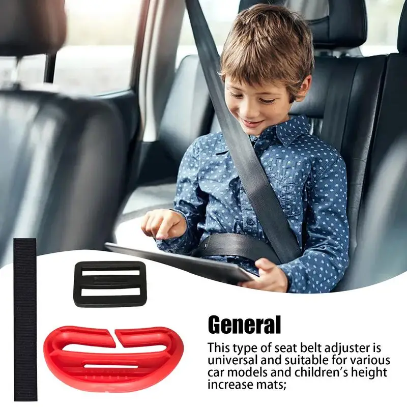 Booster Seat Belt Positioner Adjustable Child Seat Belt Adjuster