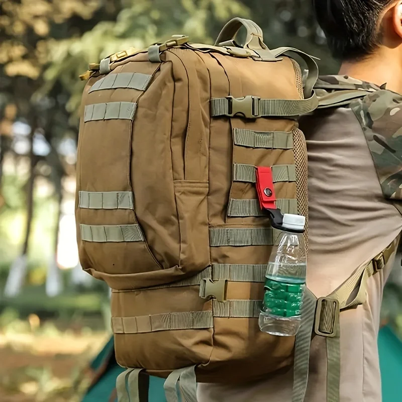 Portable Water Bottle Holder Hiking Bottle Hanging Buckle Nylon Plastic Outdoor Camping Traveling Backpack Carrier Belt