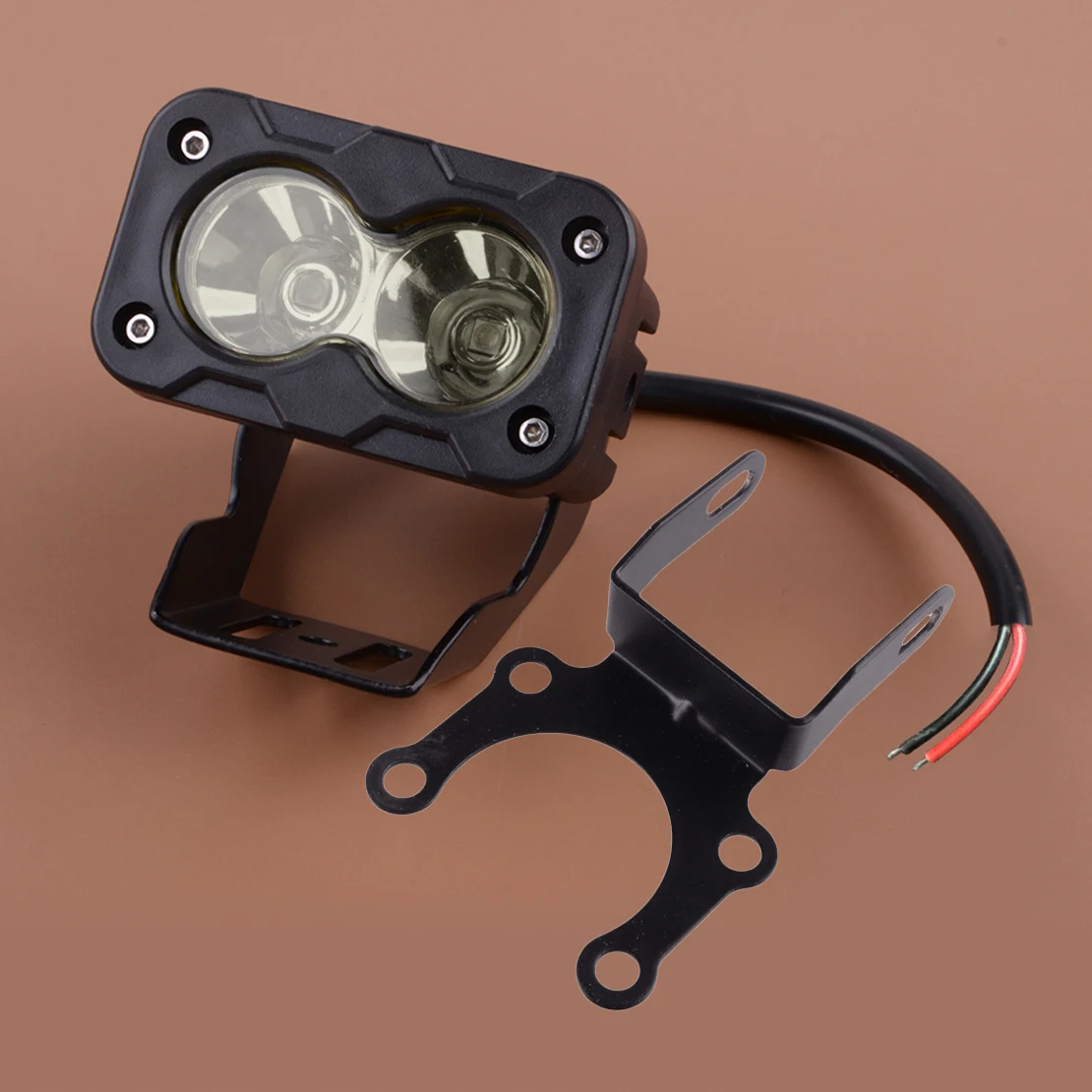 

20W White LED Headlight Spot Light With Bracket Kits Fit for Talaria Off Road Sur-Ron Light Bee X Segway X260 X160 6000-6500K