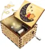 Wooden Music Box The Pooh Saying Music Boxes Antique Engraved Musical Boxes Gifts for Birthday/Christmas/Anniversary 3
