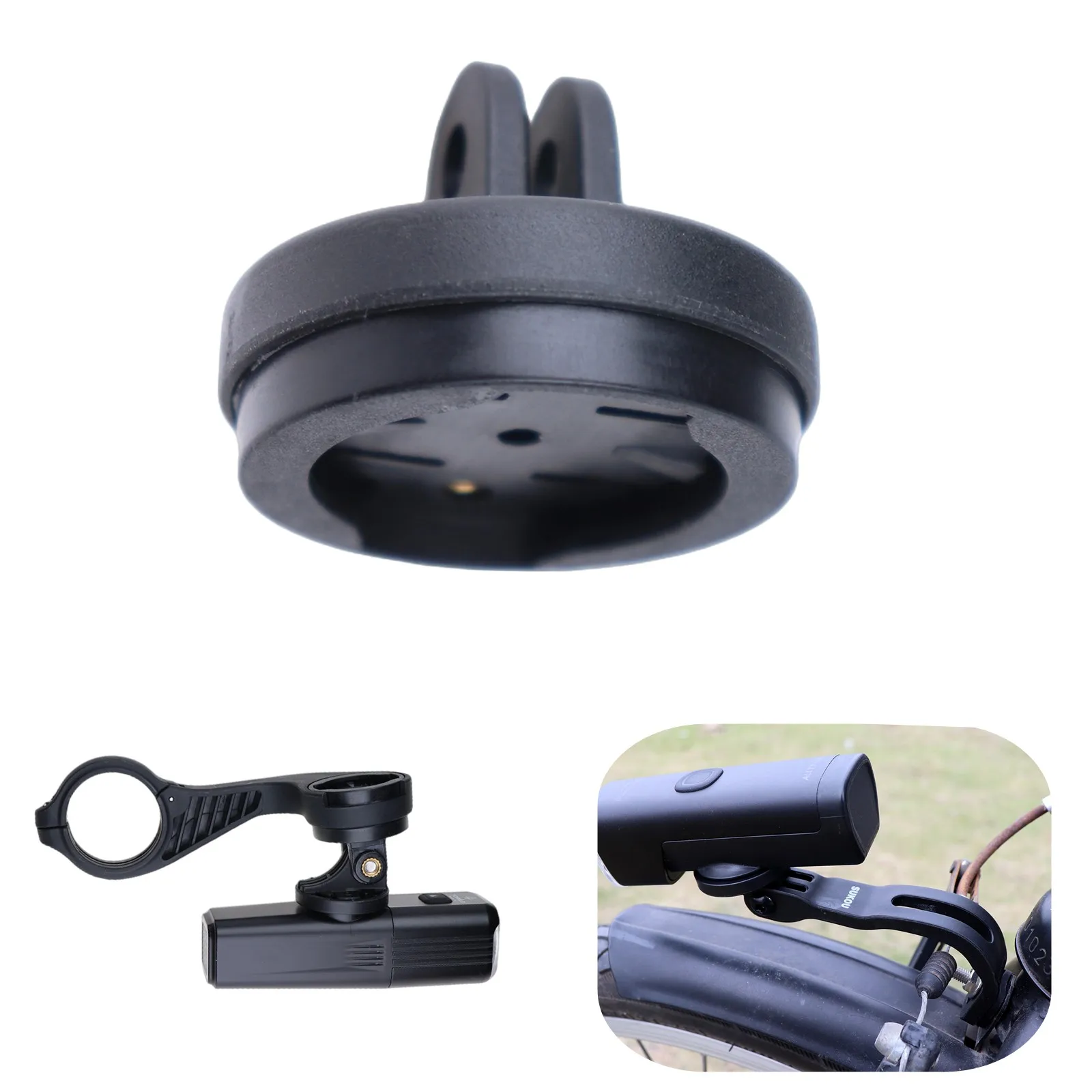 마법의 빛을 위한 SUKOU 산악 자전거 컴퓨터 마운트 CL600 루멘 라이트 브래킷과 호환되는 연결 시트 자전거 액세서리