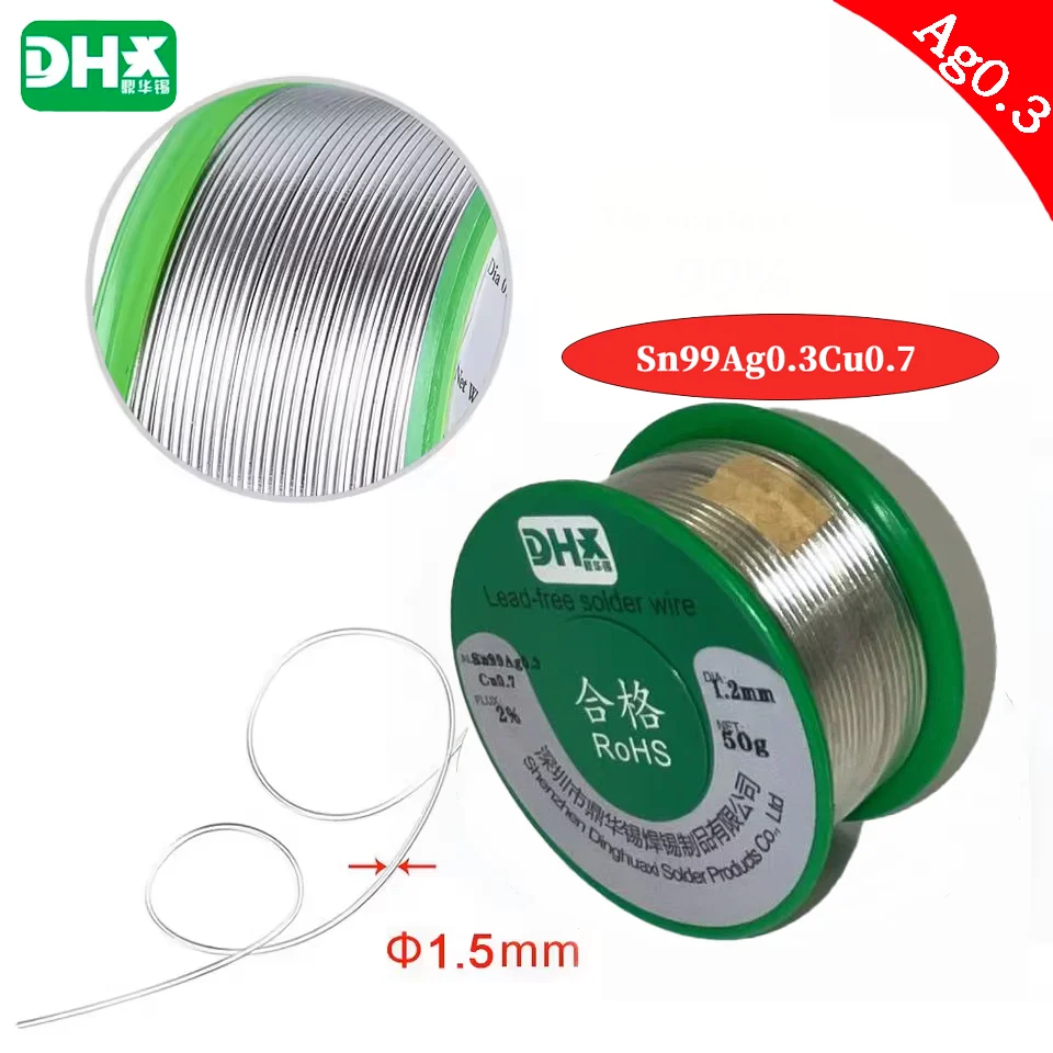 Fil de soudure à l'arc 50g/100g 0.2-2.3mm pour modélisme