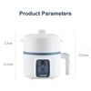 1.7L Electric Rice Cooker 1-2 People Household Non-stick Pan Single/Double Layer Hot Pot Cooking pot Electric Rice Cooker EU/US 6