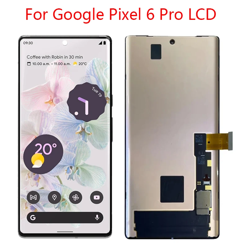 

OLED For Google Pixel 6 Pro 6Pro GLUOG, G8VOU LCD Display Touch Digitizer For Google Pixel6 Pro Display Repair Parts LCD