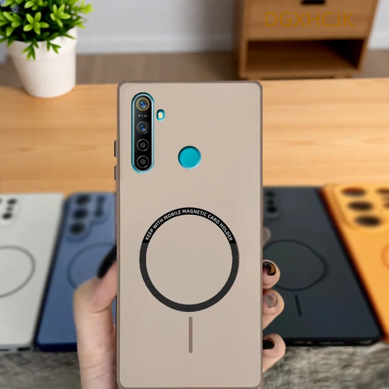 Shockproof Magnetic Silicone Back Cover - Durable and Stylish Phone Protection