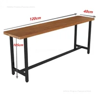 Bistro High Bar Tables Restaurant Home Coffee Alcohol Bar Table Cocktail Counter Reception Desk Furniture Muebles De Cocina FYBT 6