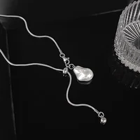 Rylee Long With Baroque Pearls Necklace 3