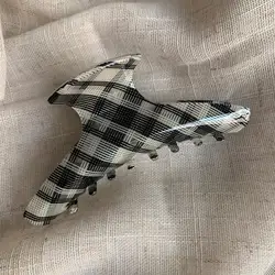 Elegant Plaid Series Acrylic Hair Claw: Classic Retro Clips (A3)