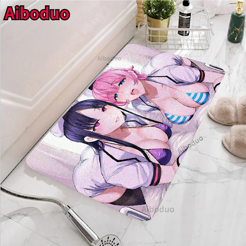 

Sexy Girl Pattern 40x60/50x80CM Room Bathroom Set Piece Floor Mat Decoration Room Bathroom Entrance Non-slip Absorbent Floor Mat