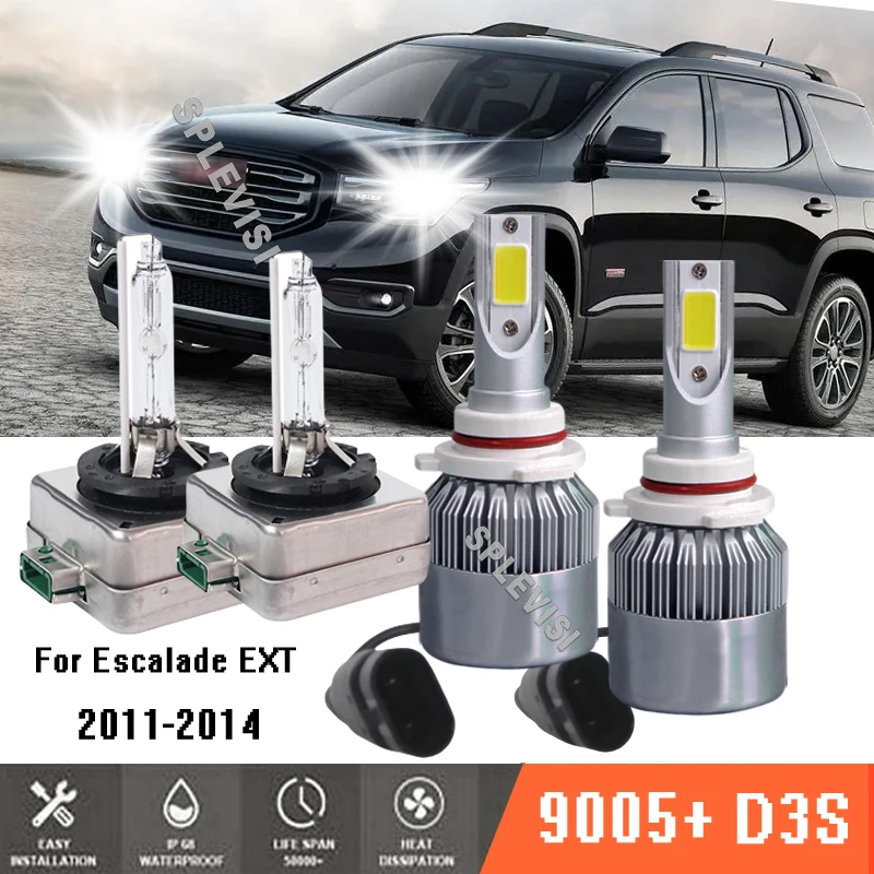 

LED & HID Headlight Bulbs 9005 High / D3S Low Beam 6000K White Car Headlamp Light For GMC Acadia 2013-2019 2014 2015 2016 2017