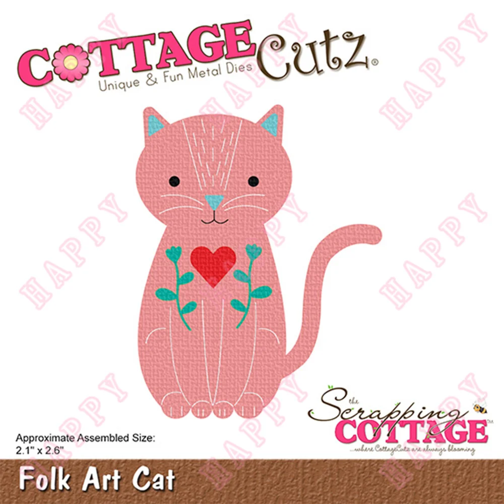 

New Arrival Metal Cutting Dies Cat DIY Scrapbook Envelope Diary Photo Album Paper Cards Decorative Craft Embossing Template New