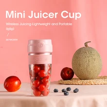 

300ml Portable Personal Size Blender USB Rechargeable Mini Fruits Juicer Blender for Shakes and Smoothies