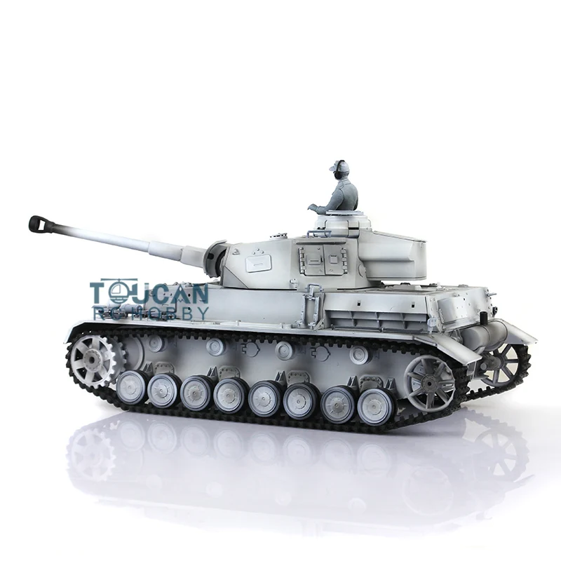 RC 탱크 HENG LONG 3859 1/16 스노우 7.0 업그레이드된 Panzer IV F2 RTR 금속 트랙 2.4G 선물 RC Panzer TH17406-SMT4