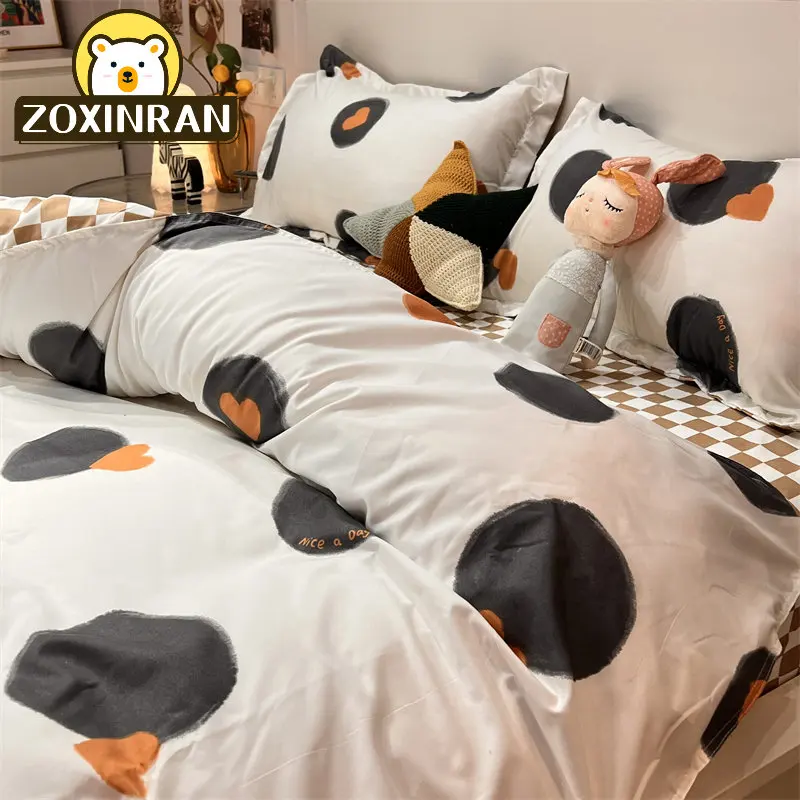 Bedding Set Duvet Cover Bed Sheet Linens 2 Bedrooms Bedspread On The Bed Euro 2 Seater King Size  2 People 220X240 Bedspread 90