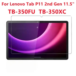 Premium 9H Tempered Glass Screen Protector for 11.5 Inch Tablets - Anti - Fingerprint Protection Film (Tab P11 2nd 11.5)