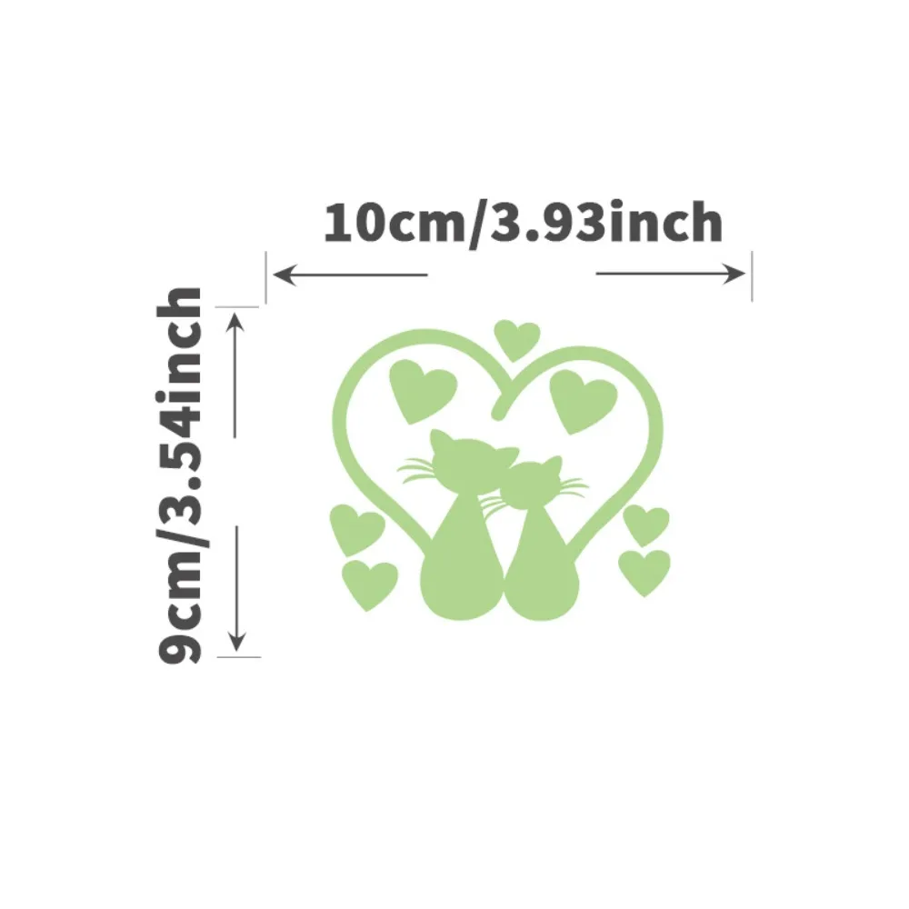Luminous Glow Switch Sticker Cartoon Cute Home Decor Sticker Animal Glow In The Dark Wall Stickers Room Decoration 1PC