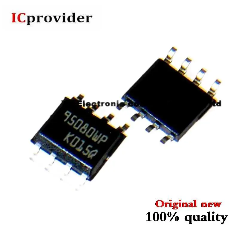 50pcs/lot M95080 WMN6TP 95080WP 95080 EEPROM 8KBIT 10MHZ SOP8 IC Best ...