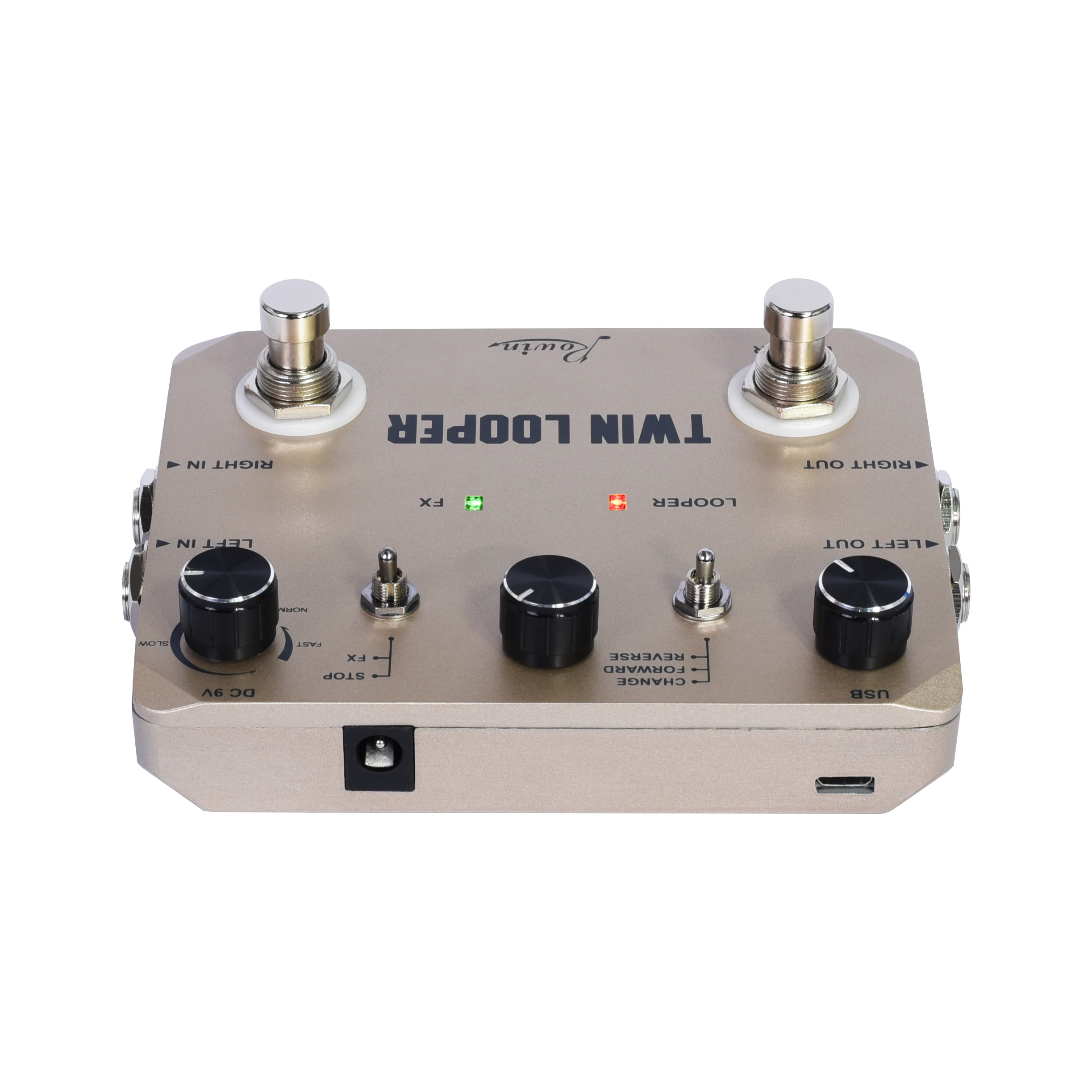 Rowin LTL02 Twin Looper Pedal Upgrades Looper Pedals For Electric