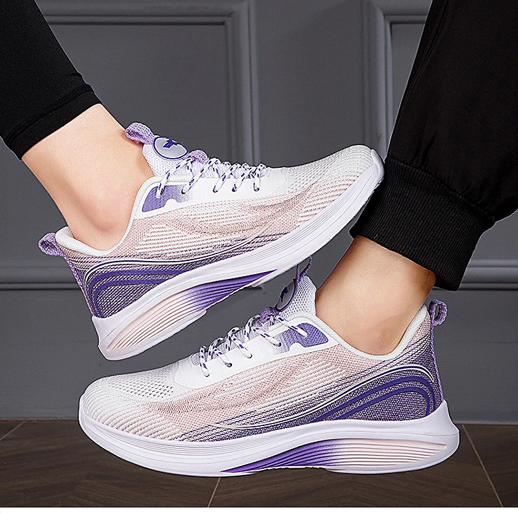 Frauen Sneaker 2025, Neue Gym Turnschuhe Frauen Sport Schuhe Mix Farbe Zapatillas De Mujer Mesh Körbe Femmes Tennis Schuhe frau – Detail 3