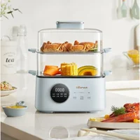 Electric steamer Multifunctional household cooking stew integrated pot steamer three-layer small breakfast steamer  new models 1