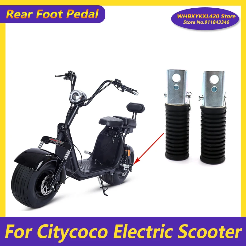 For Citycoco Electric Scooter Rear Foot Rest Bike Modification