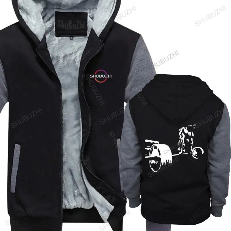 

Men winter hoodie fashion brand sweatshirt brand tops euro size Bodybuilding Gym Mens funny loose fleece hooded coat Euro size