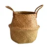 Wicker Storage Basket Flower Baskets Laundry Storage Decorative Basket Rattan Flower Pot Garden Planters Household Organizer 5