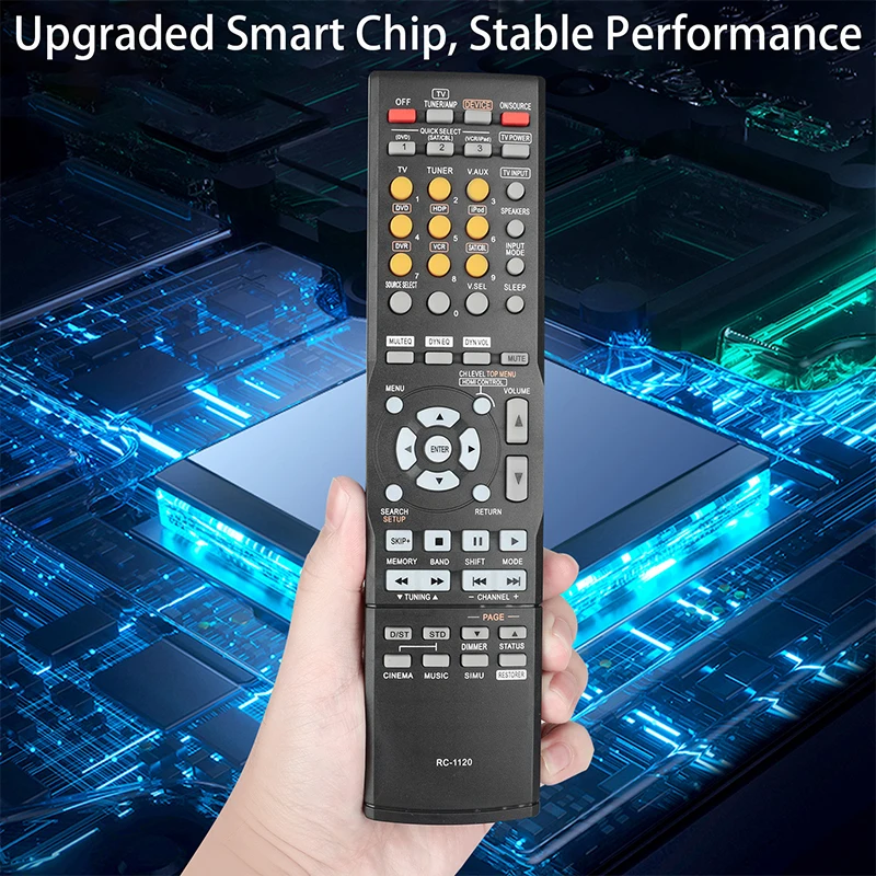 Télécommande De Rechange RC1120 Pour Récepteur AV DENON Compatible Avec