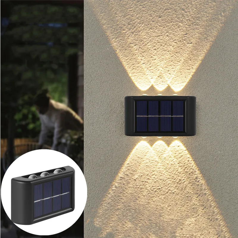 

Outdoor Solar Light Waterproof Solar Wall Light Led Solar Light Outdoor for Garden Courtyard Street Landscape Decor Wall Lamp