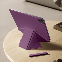 Premium Magnetic Smart Folio Cover - iPad 10th - 11th A16 (Sunset Purple)