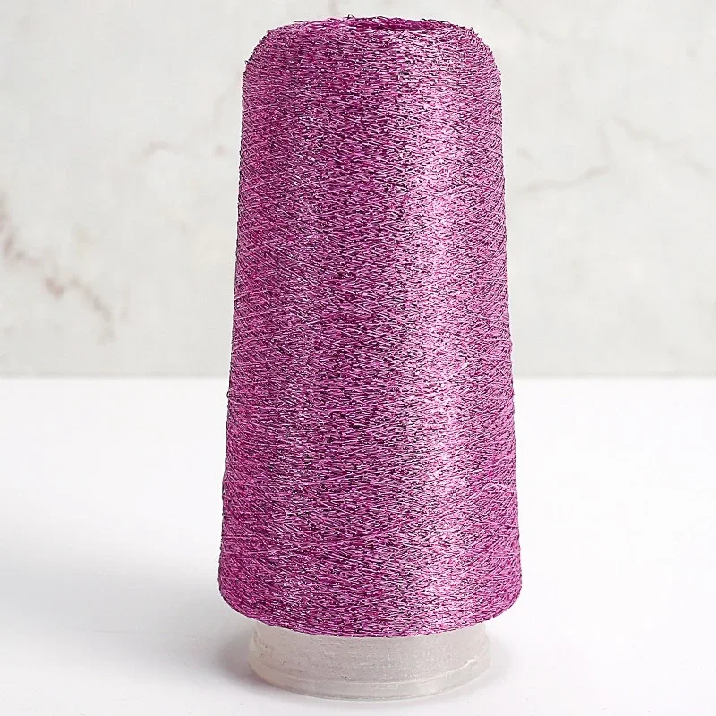 Metallic Gold & Silver Yarn Thread - 50g Roll, 2500m of Shimmering DIY Knitting & Sewing Craft Material