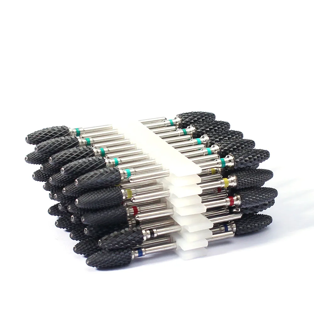 Description Picture 5 of item10pc/Set Pink Ceramic Milling Cutter Nail Drill Bits for Manicure Drills Electric Cuticle Remove File Nail Art Tools Accessories