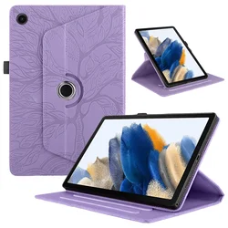 360 Rotating PU Leather Stand Case for Tab A11 (8.7 inch) (Purple)