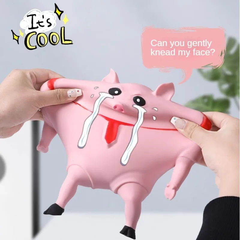 2 cadeaux de cochon rose pour enfants adultes anxiété soulagement du stress  autisme amusement cochon sensuel stress jouets filles garçons femme homme