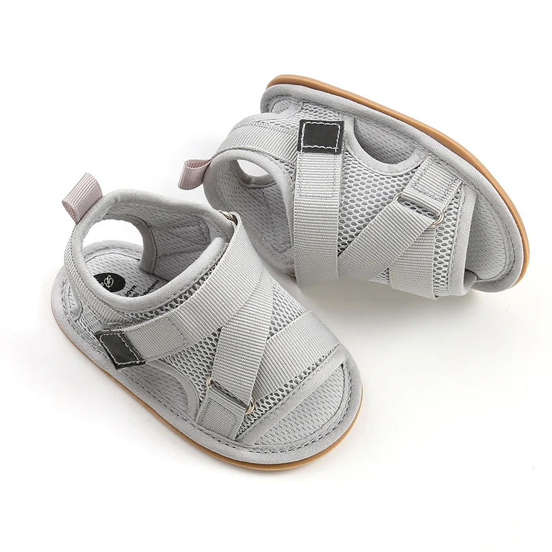 Summer Infant and Toddler Breathable Open Toe Sandals Soft Sole Anti Slip Rubber Fashion Casual Children's Walking Shoes
