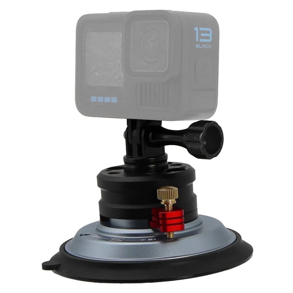 Magnetische Schnellverschlussbasis für Gopro 13 DJI OSMO Action 5 PRO 1/4 ARRI Loch NATO-Schienenverlängerungshalterung Autohalterung Kamerahalter