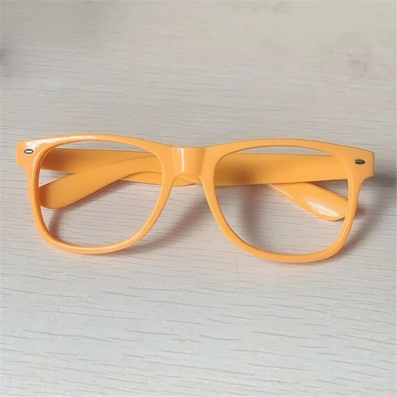 

Vazrobe Orange Myopia Glasses Women Male White Clear Eyeglasses Frame Female Fashion Spectacles Anti Reflection -100 150 200