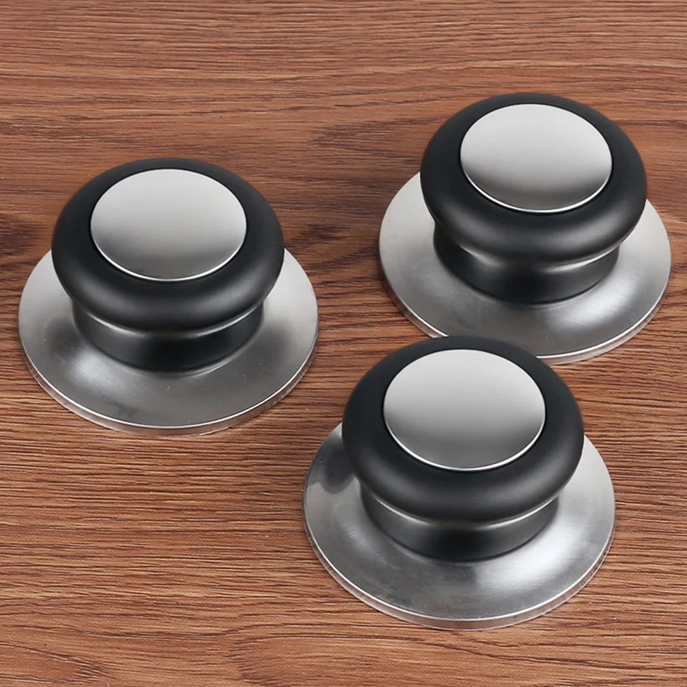 Lid Knob Handle Universal Pot Lid Cap Holding Lifting Handle For Glass Pot Pan Cover Cookware Handgrip Kitchen Tools glass pot lid glass lid pot lid handles 2pcs
