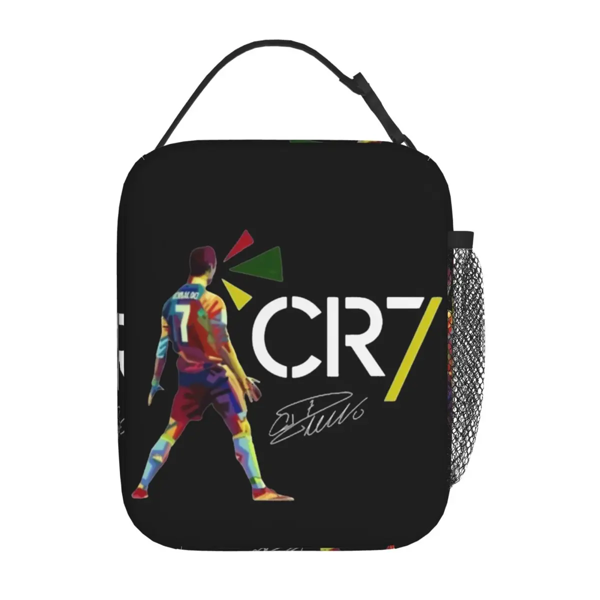 Cr7 서명 절연 점심 가방 대형 점심 컨테이너 열 가방 토트 도시락 상자 해변..