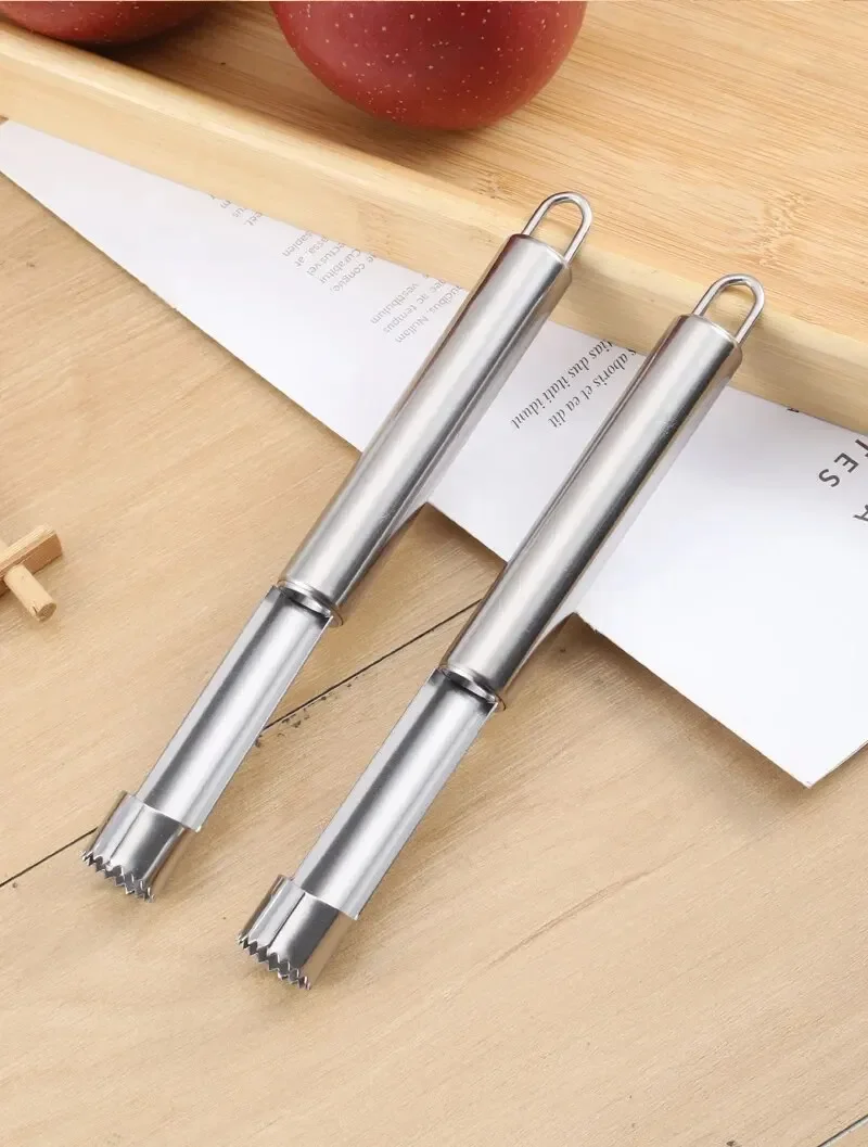 Fruit Core Cutter - Durable Stainless Steel Apple Corer & Pear Seed Remover Tool