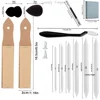 39PCS Blending Stumps and Paper Art Blenders Sketch Tools with Scrapers,Rub Sponge,Kneaded Eraser and Sandpaper Sharpeners 2