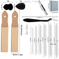 39PCS Blending Stumps and Paper Art Blenders Sketch Tools with Scrapers,Rub Sponge,Kneaded Eraser and Sandpaper Sharpeners 2