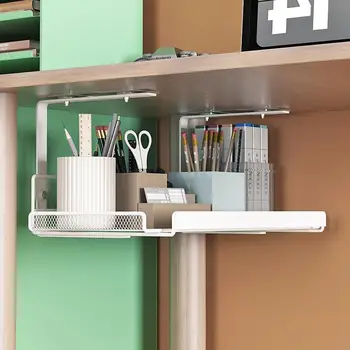 sotto il cassetto dell'organizzatore della scrivania con supporto adesivo Scrivania da ufficio Tidy Hidden Storage Sistema di armadietti per cestini per file estraibili