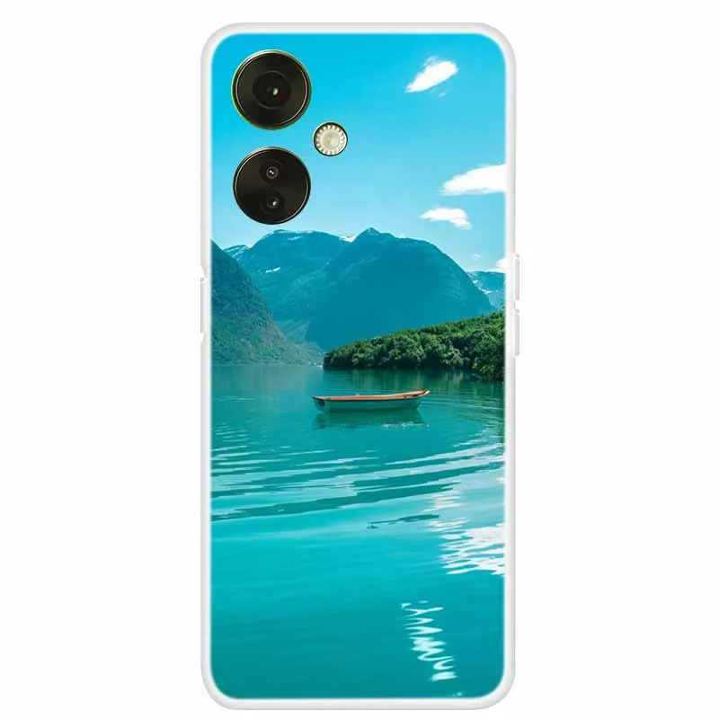 Clear TPU Soft Silicone Phone Case with Adorable Cats Design for OnePlus Nord CE 3 Lite 5G
